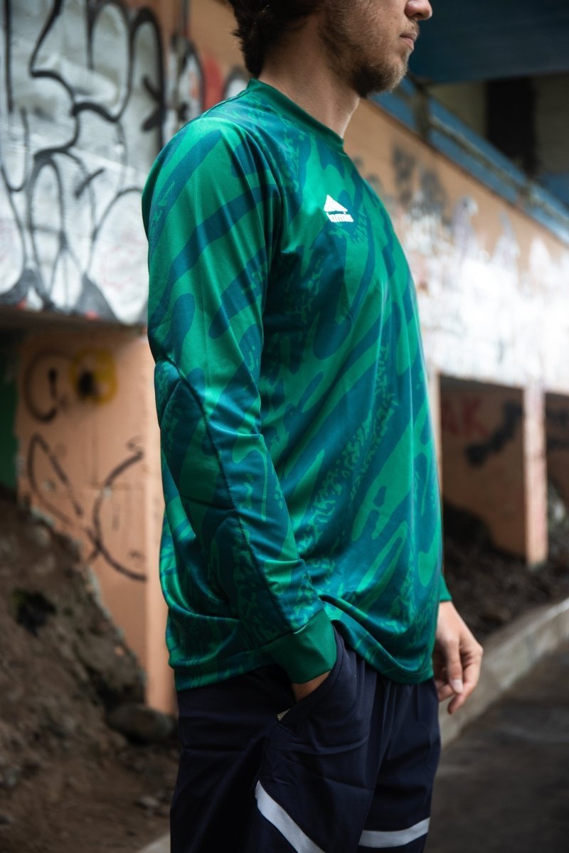 Camiseta de Arquero Manga Larga Verde Botella 24 - 25 - Lomas Sport