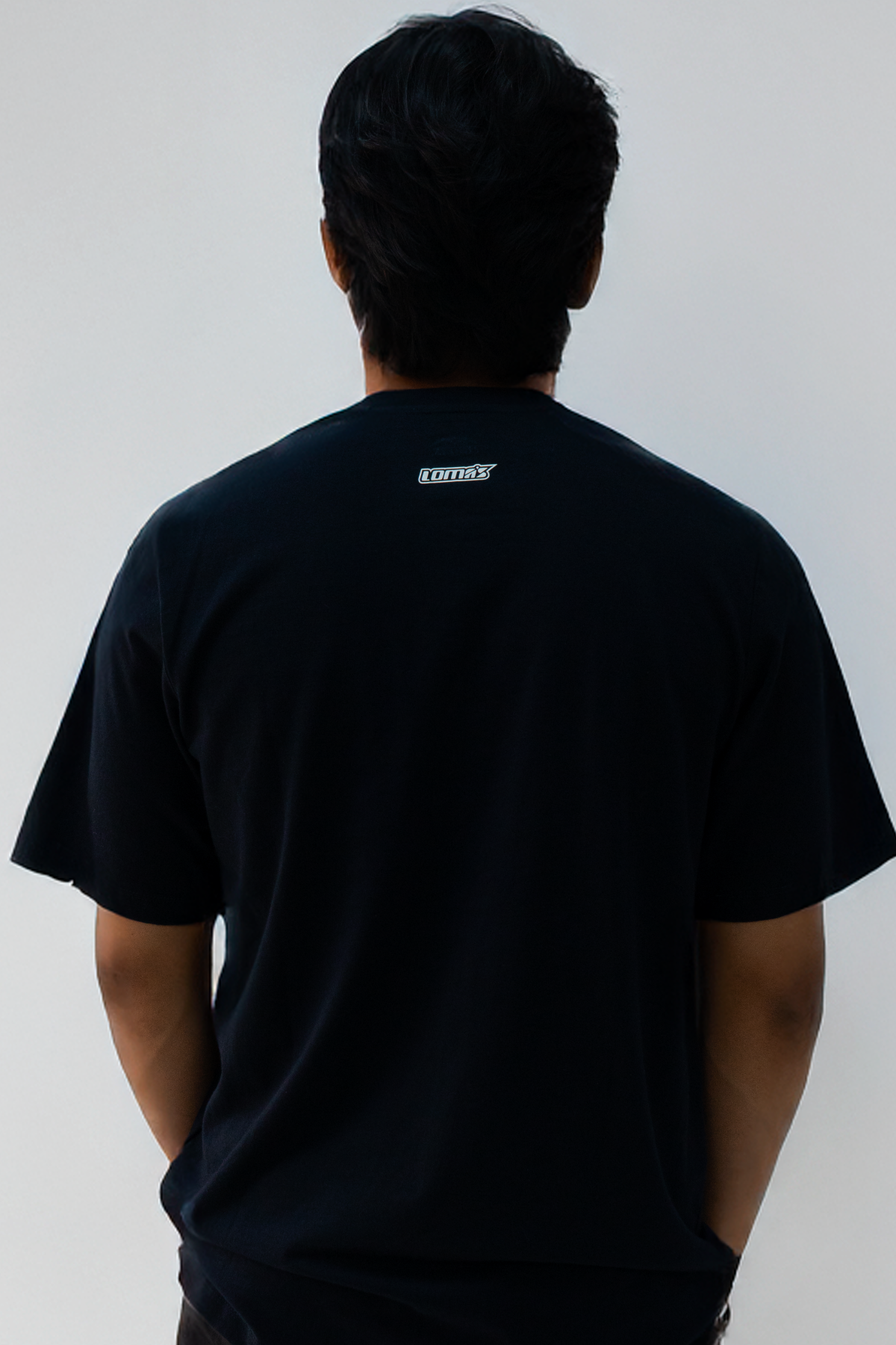 Polo Algodón Lomas Boxy Oversize color Azul marino - Varón