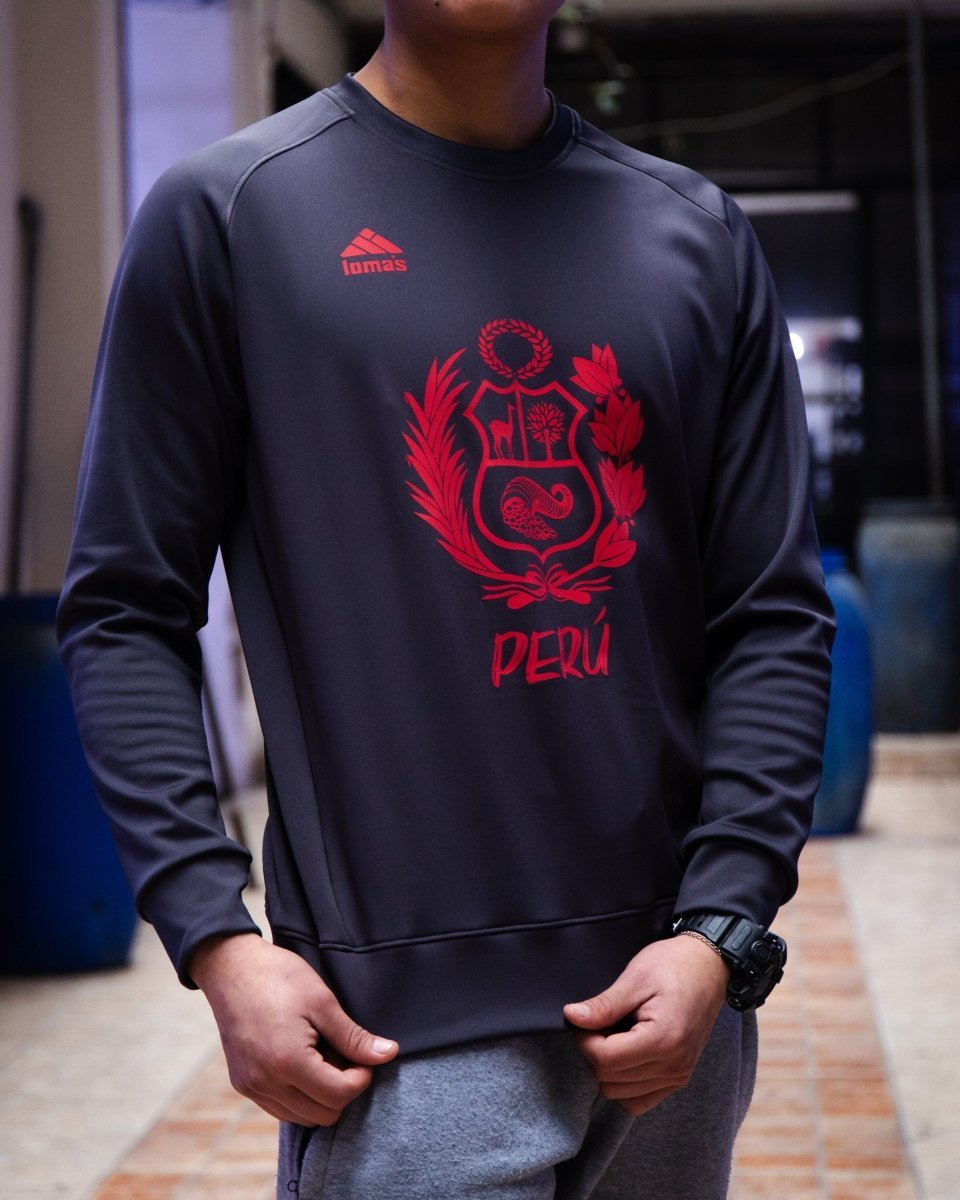 Polera lomas Premium Perú color gris - Varón - Lomas Sport