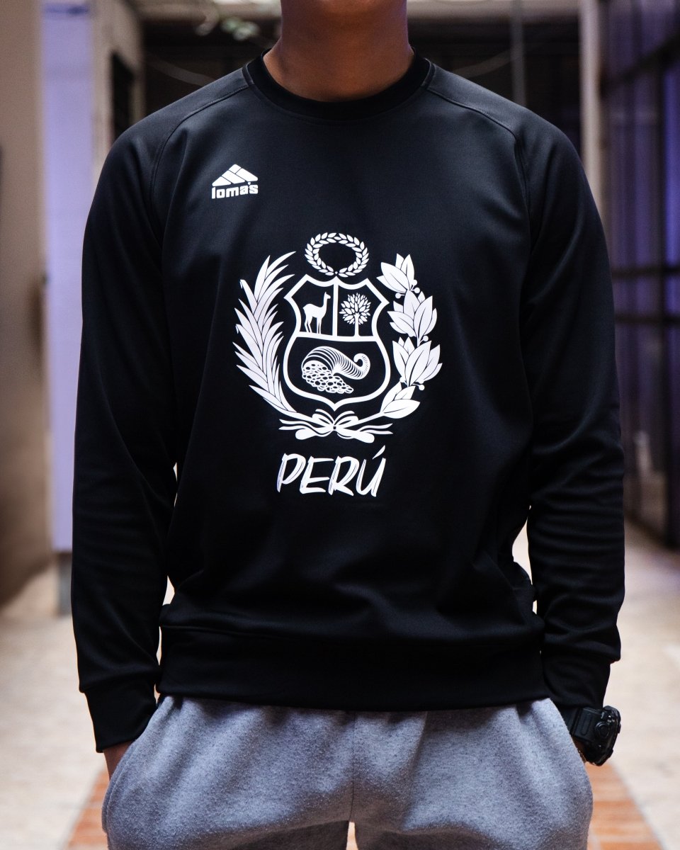 Polera lomas Premium Perú color negro - Varón - Lomas Sport