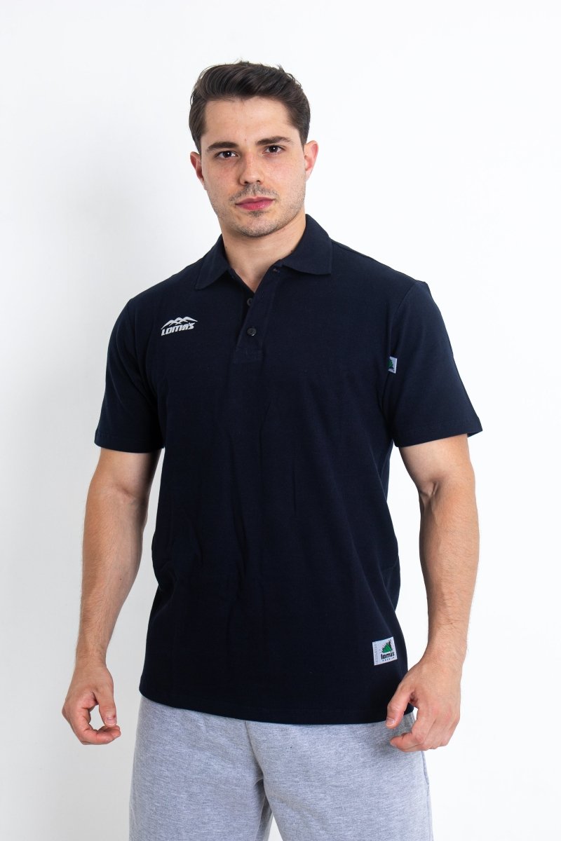 Polo camisero Lomas Smart Pique Azul Marino - Varón - Lomas Sport