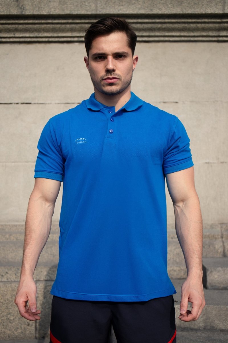 Polos de Algodón Basic Lomas Azul Pastel - Varón - Lomas Sport