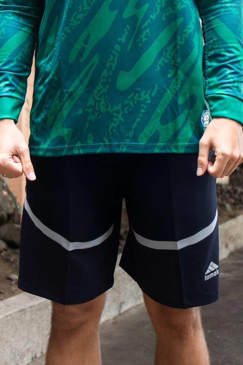 Short Lomas Active Flex Azul Marino c/ Plata - Lomas Sport