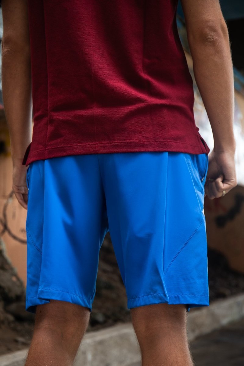 Short Lomas Active Flex Azulino Pastel c/ Plata - Lomas Sport