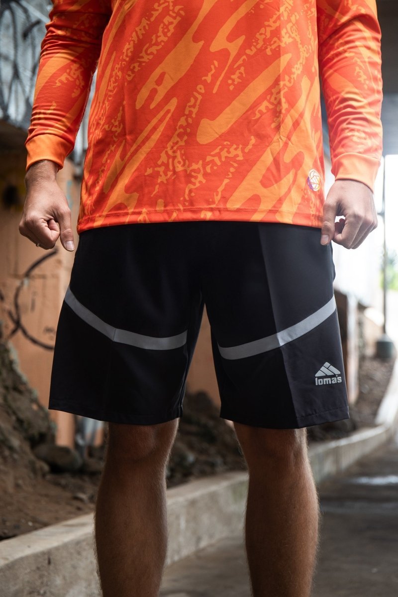 Short Lomas Active Flex Plomo oscuro c Plomo Plata - Lomas Sport