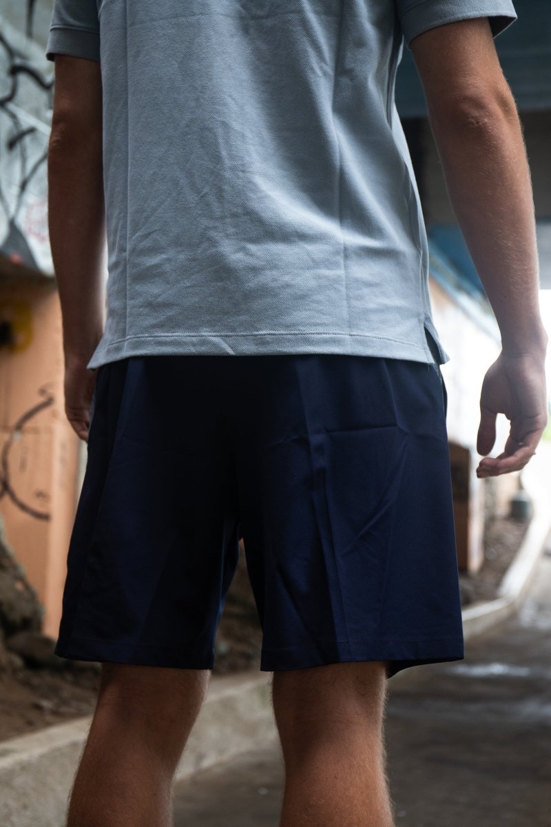 Short Lomas Peak Flex Azul noche con cierre - Lomas Sport