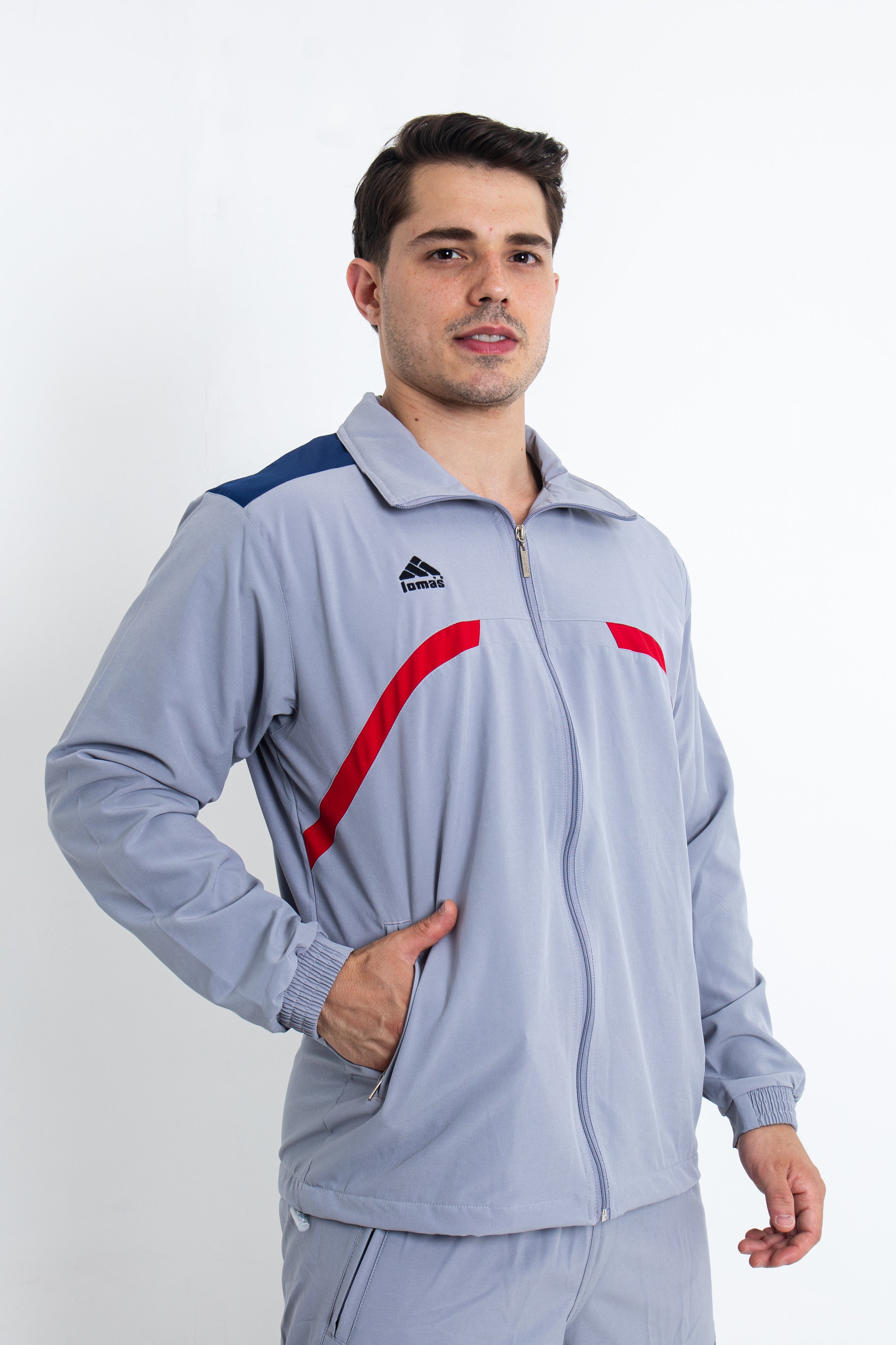 Buzo Deportivo Trail Runner Plata - Varón