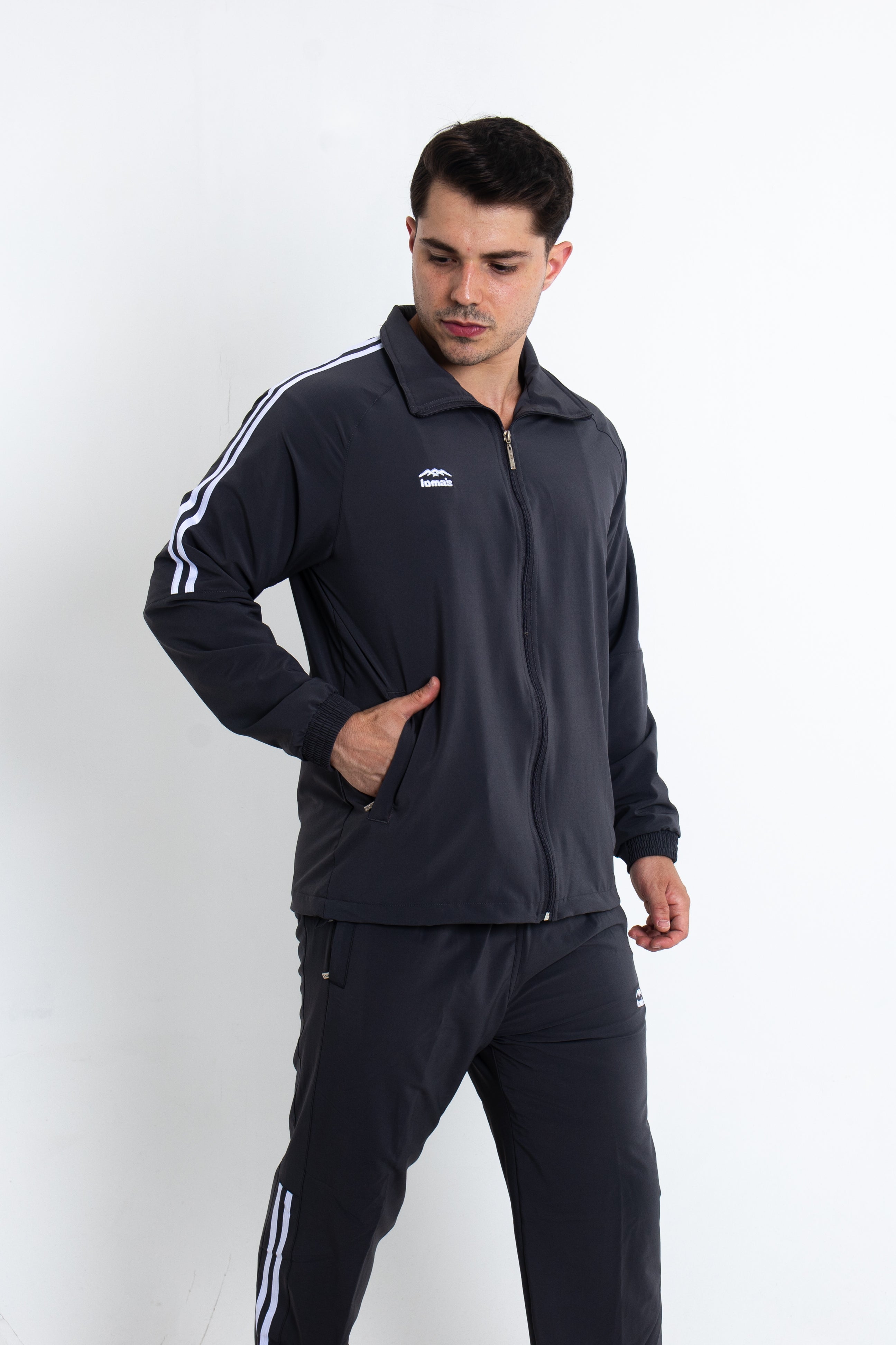 Buzo deportivo lomas Classic Plomo - Varón