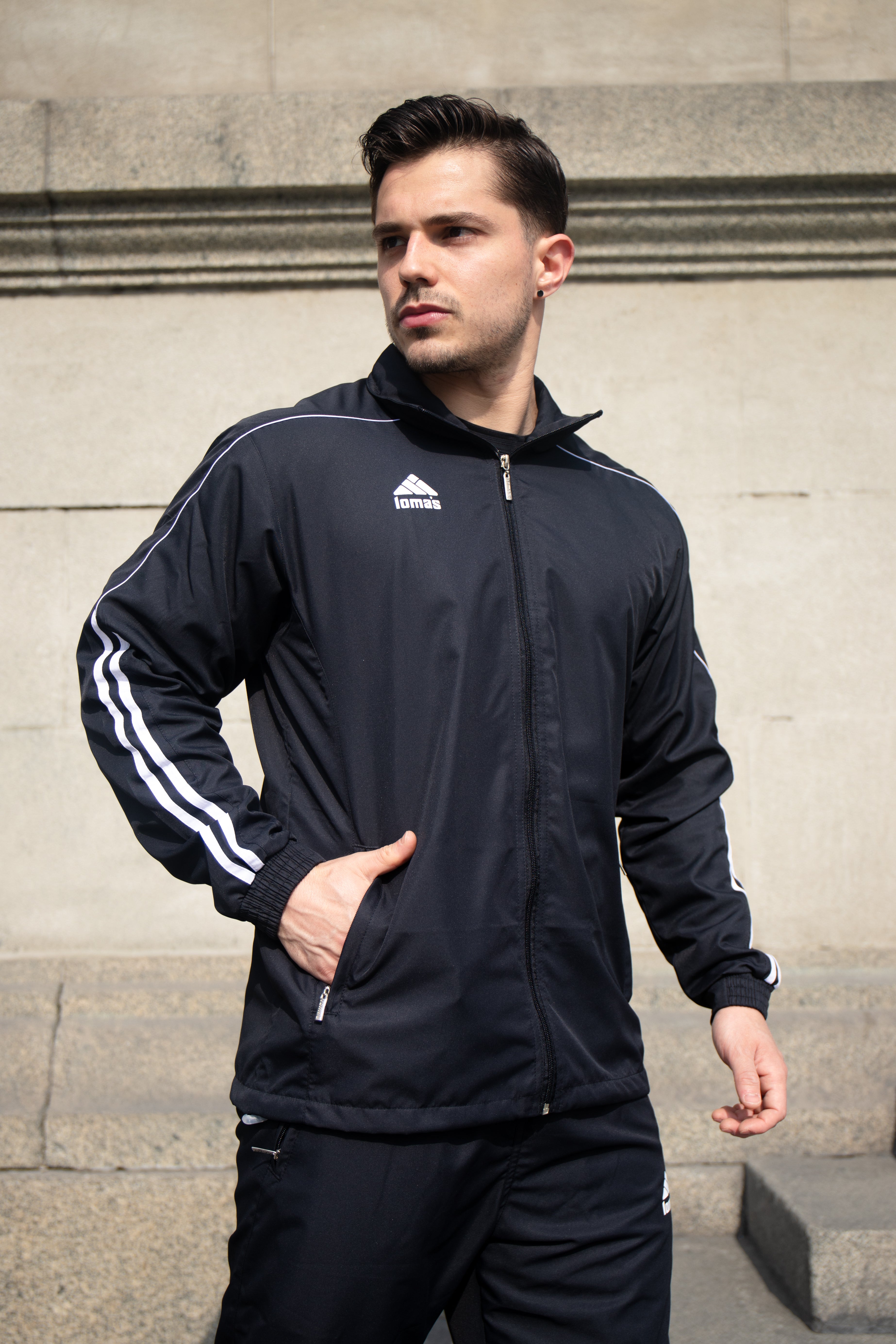 Buzo Deportivo Power Sprint  Negro - Varón