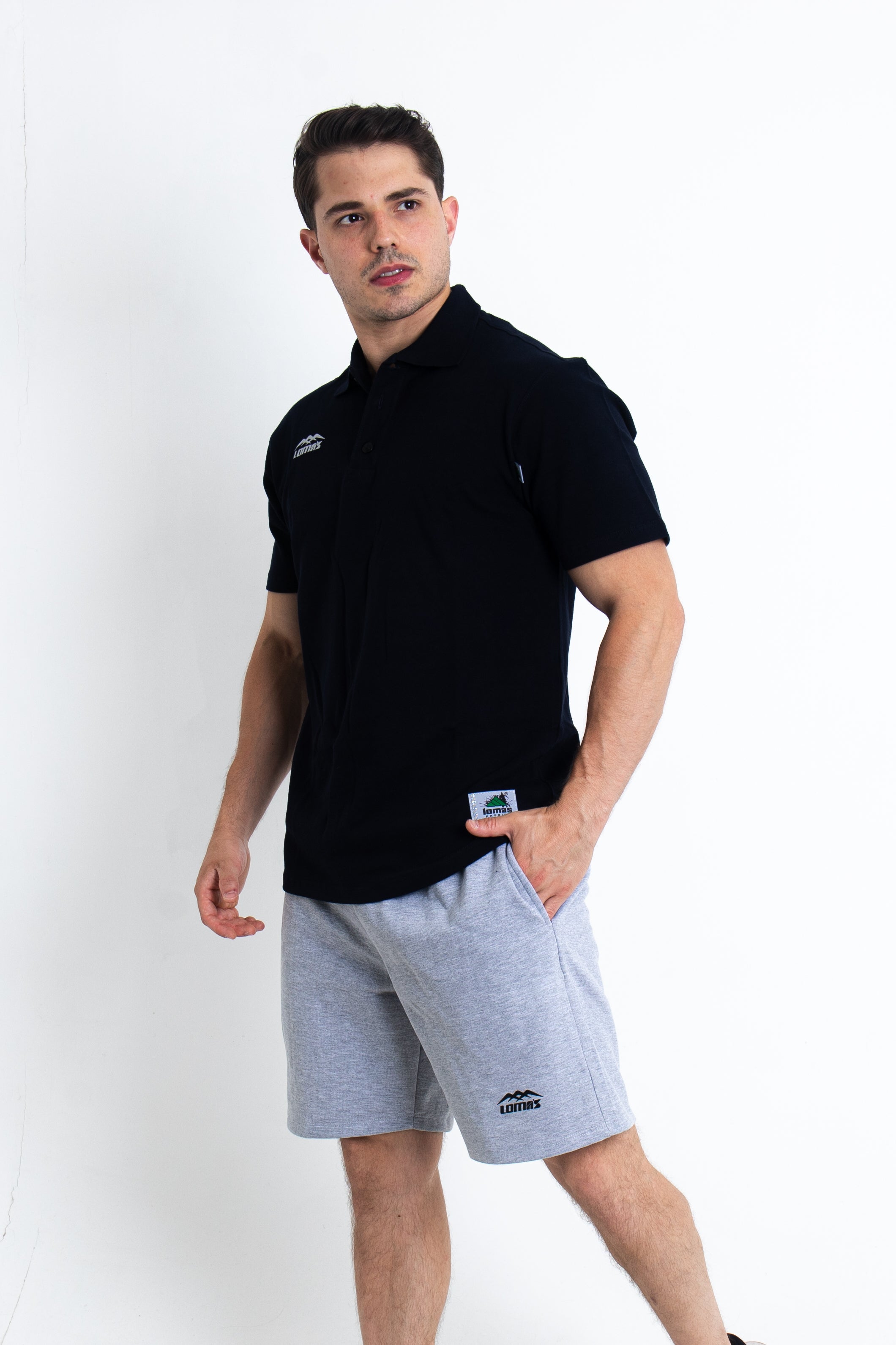 Polo camisero Lomas Smart Pique Azul Marino - Varón