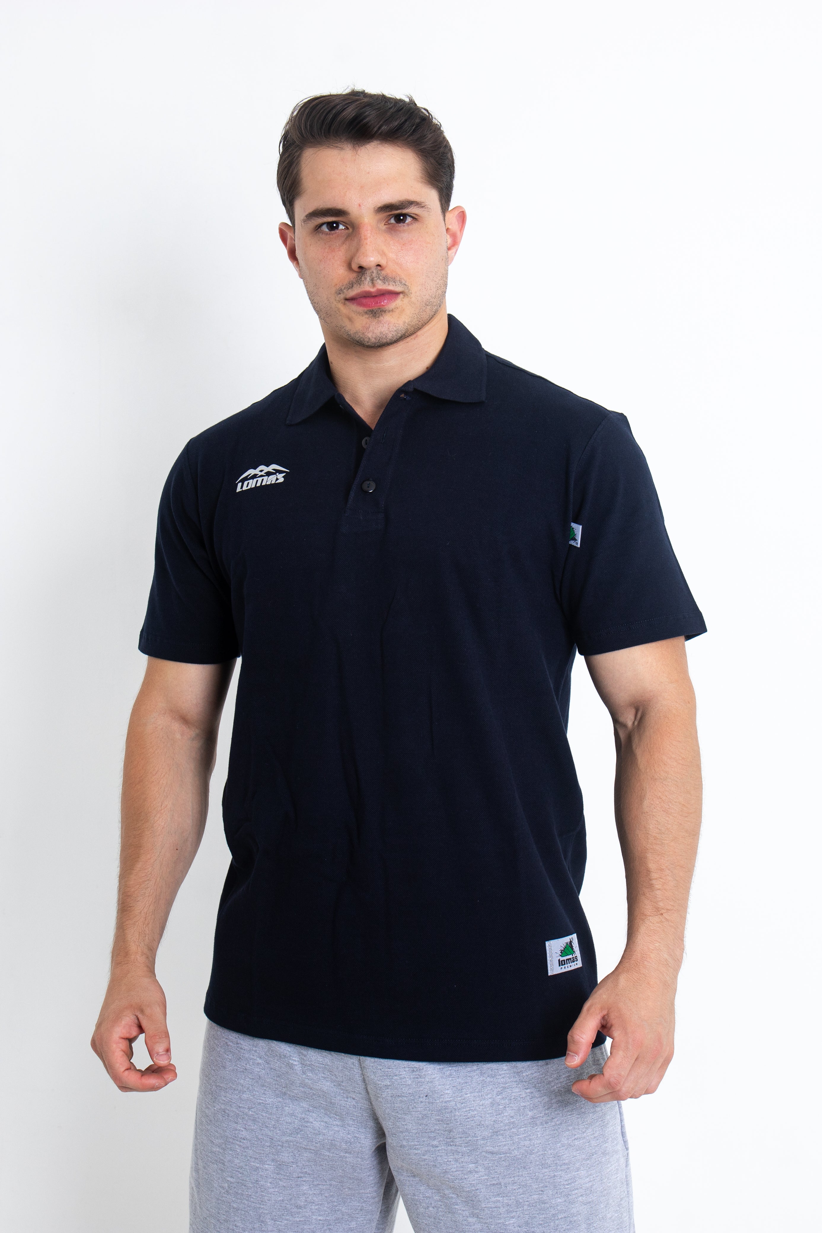 Polo camisero Lomas Smart Pique Azul Marino - Varón
