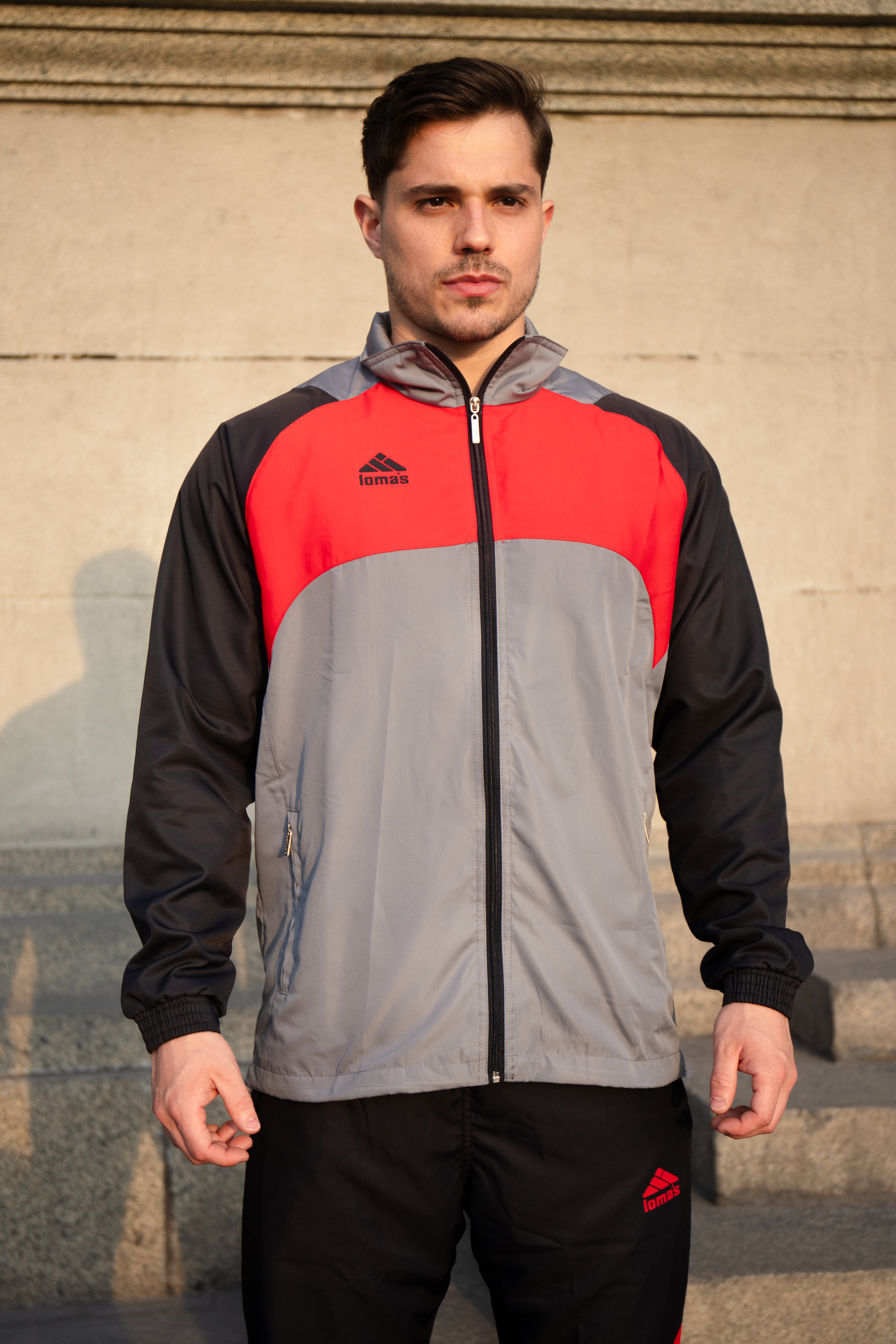 Buzo Deportivo Urban Athlete  Plata - Varón