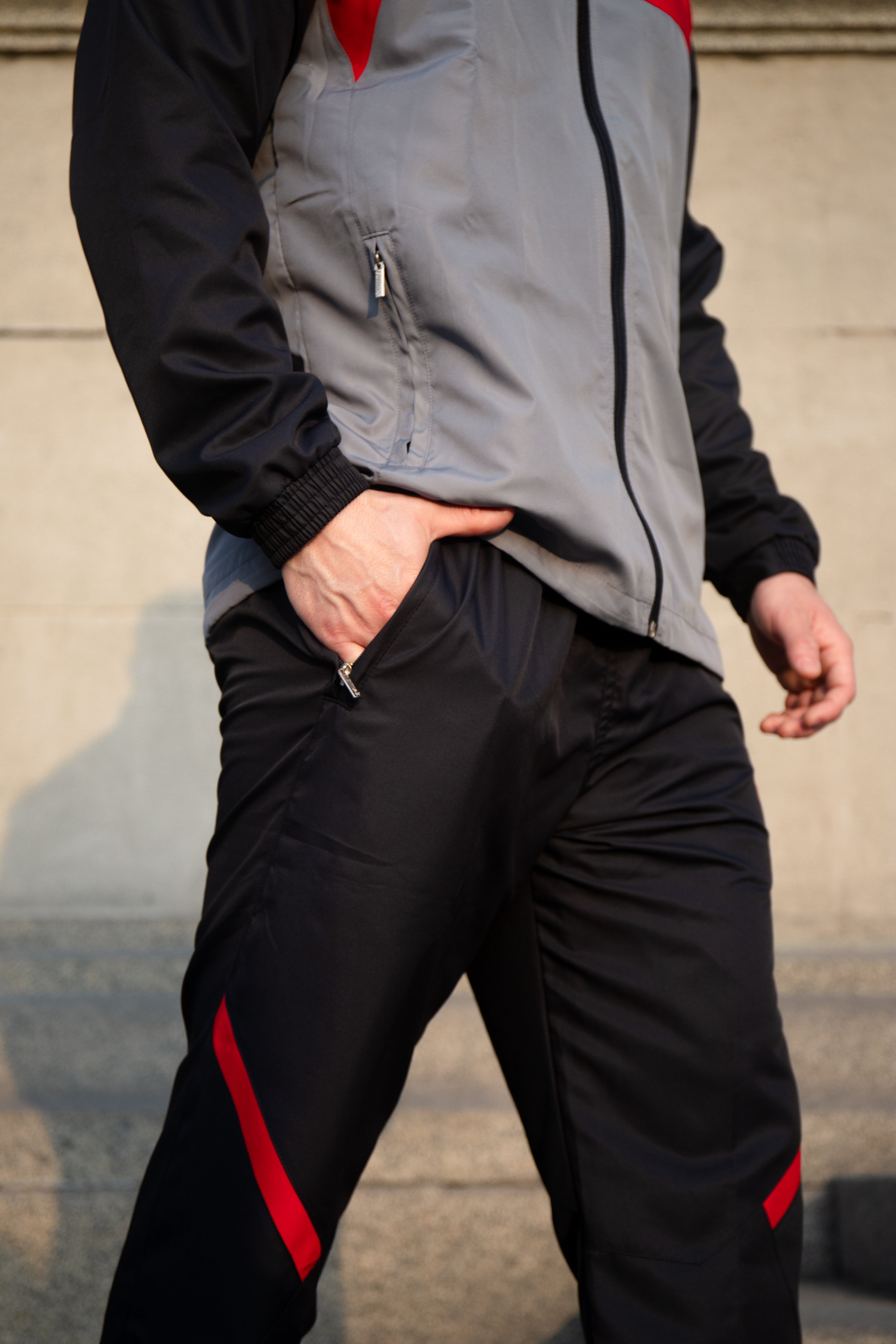 Buzo Deportivo Urban Athlete  Plata - Varón