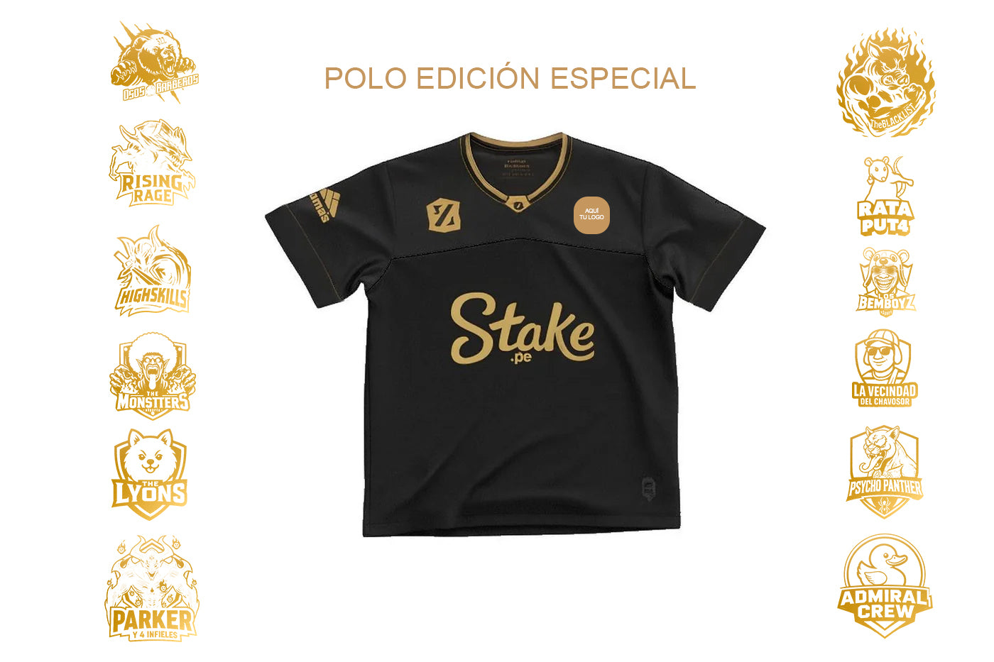 Polo Oversize ZeInternacional 2 Midas Gold  – Varón