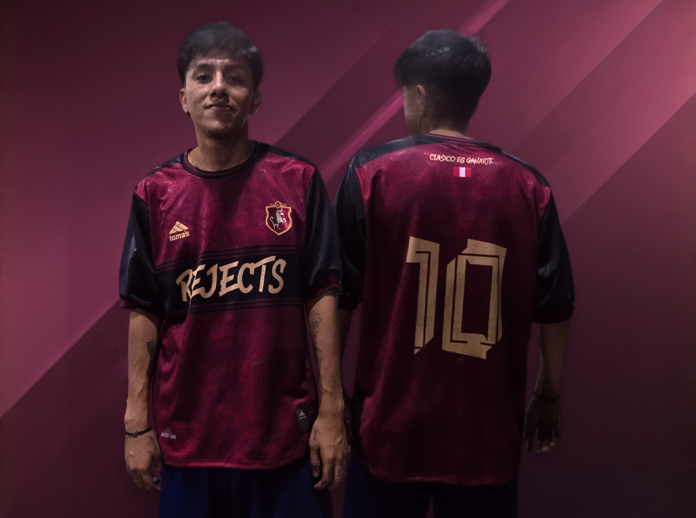 Polo oficial oversize Perú Rejects - Preventa Exclusiva