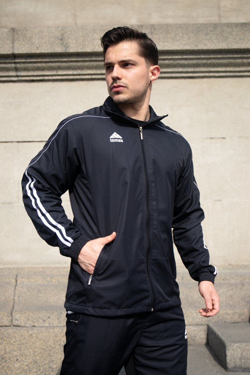 Buzo Deportivo Power Sprint Negro - Varón - Lomas Sport