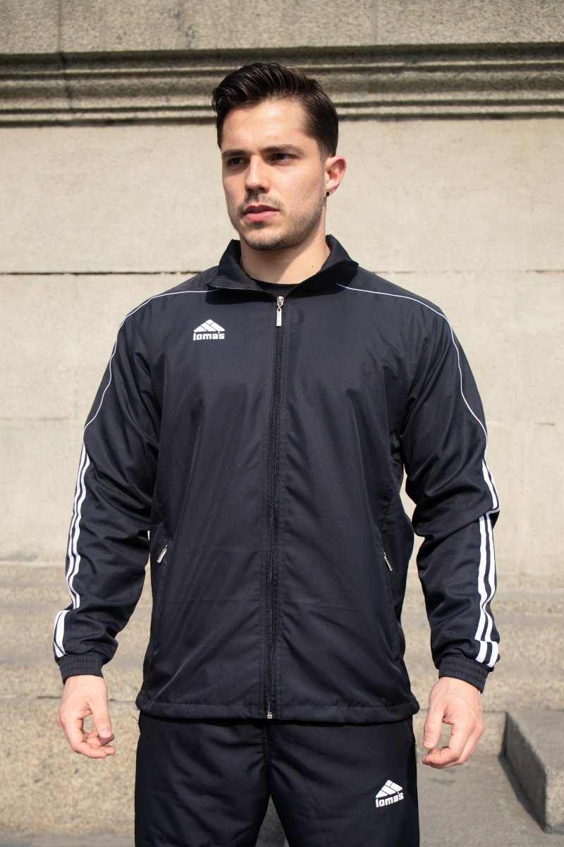 Buzo Deportivo Power Sprint Negro - Varón - Lomas Sport
