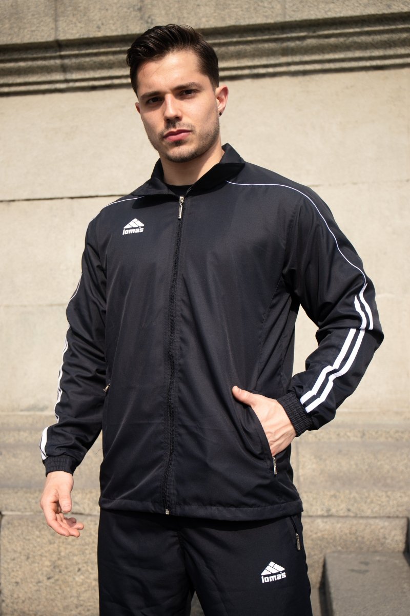 Buzo Deportivo Power Sprint Negro - Varón - Lomas Sport