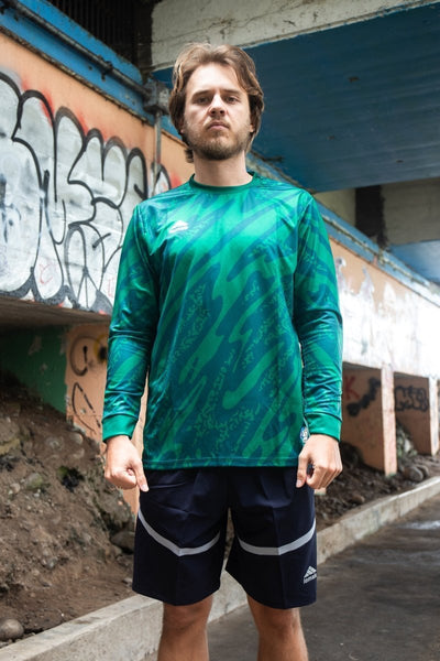 Camiseta de Arquero Manga Larga Verde Botella 24-25