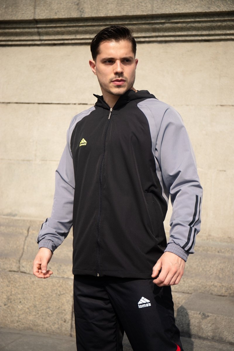 Casaca Vortex Velocity Negro c/ plomo oscuro - Varón - Lomas Sport