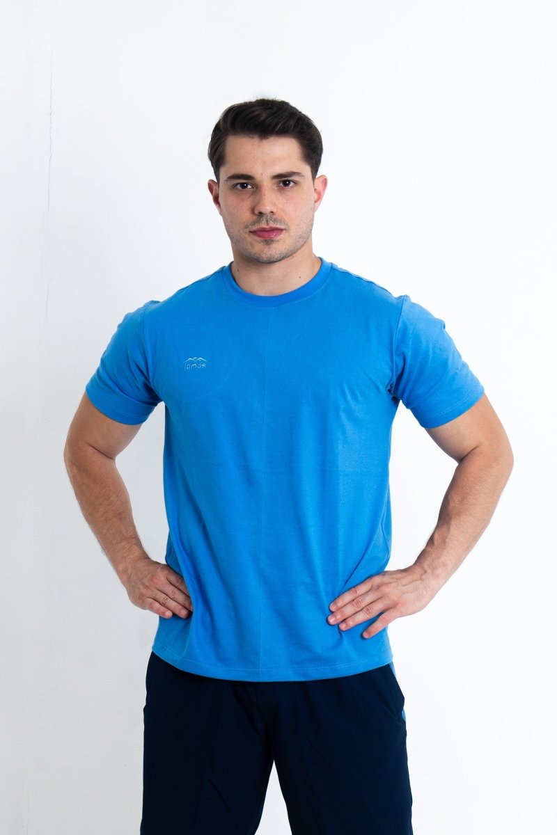 Polo Lomas Cuello redondo Celeste Cristal - Varón - Lomas Sport