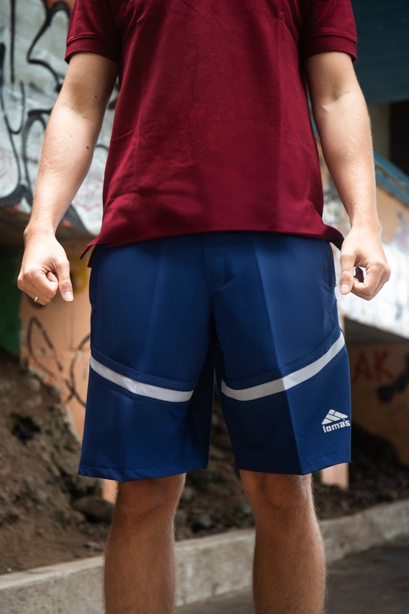 Short Lomas Active Flex Azul acero c/ Plata - Lomas Sport