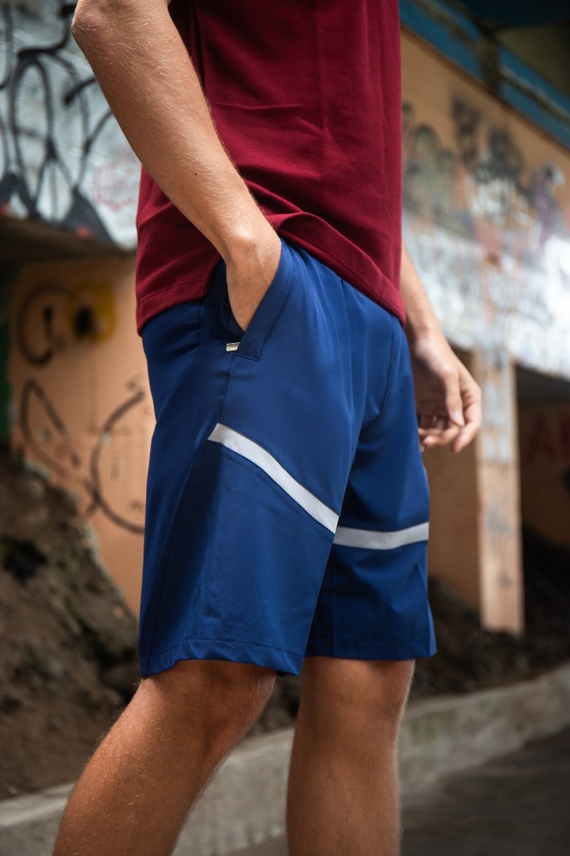 Short Lomas Active Flex Azul acero c/ Plata - Lomas Sport