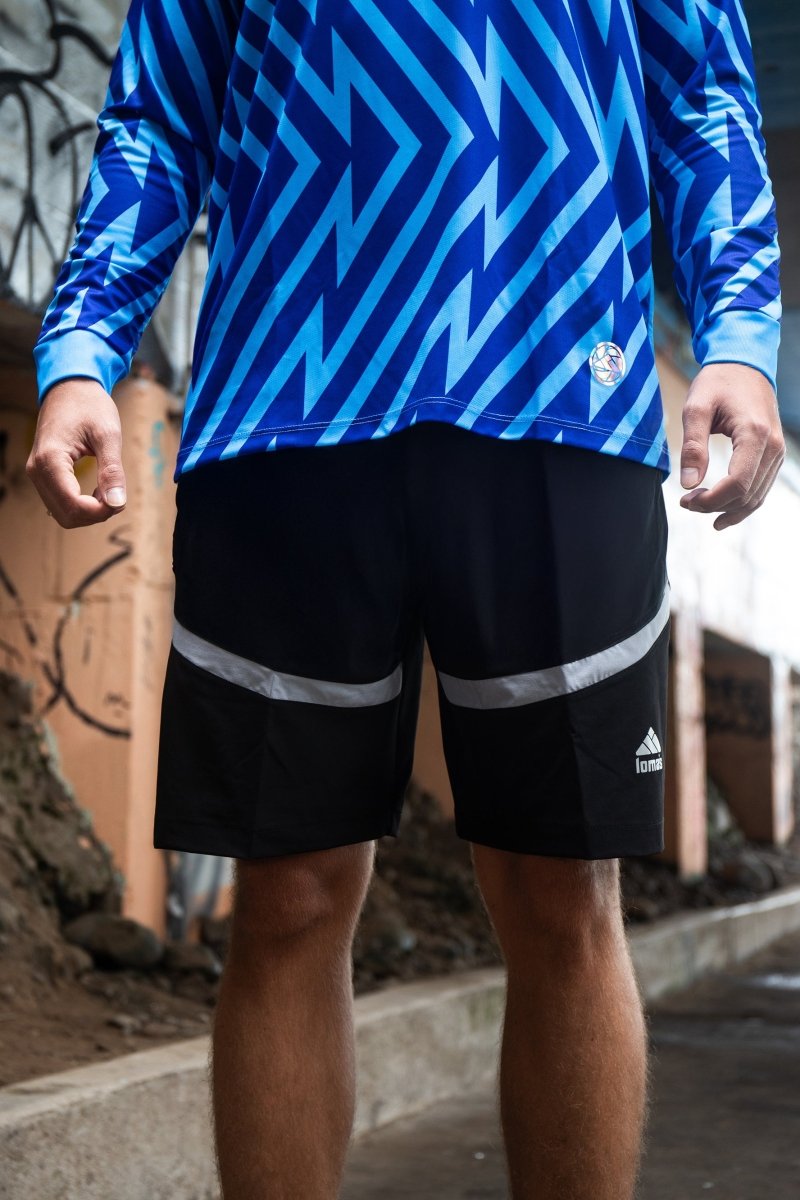 Short Lomas Active Flex Negro c/ Plata - Lomas Sport