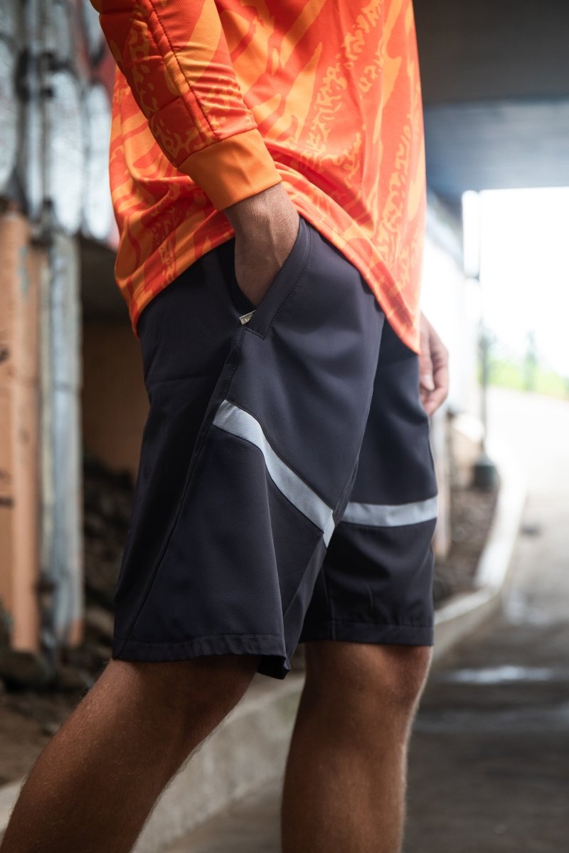 Short Lomas Active Flex Plomo oscuro c Plomo Plata - Lomas Sport